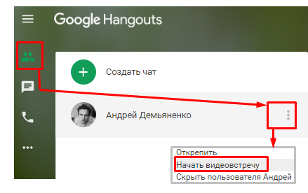 Как пользоваться Google Hangouts: звонки, совещания, вебинары