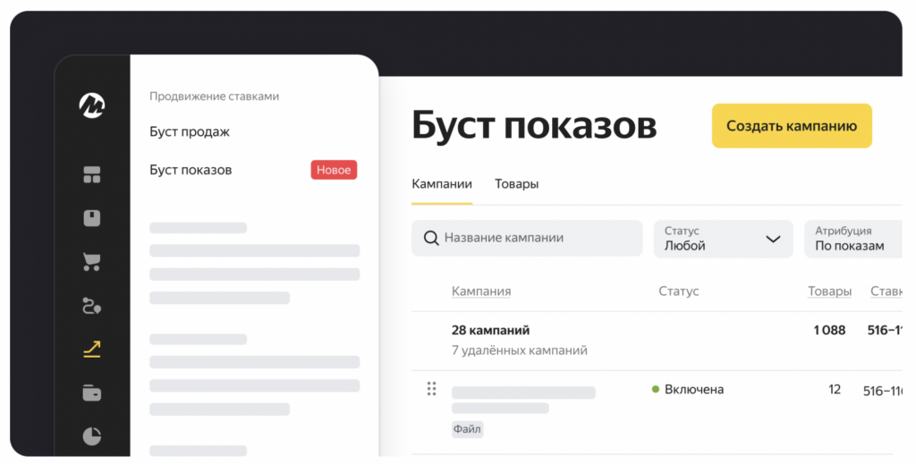 Буст показов на Яндекс Маркете