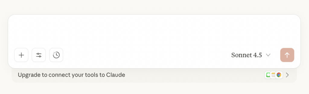 Интерфейс Claude