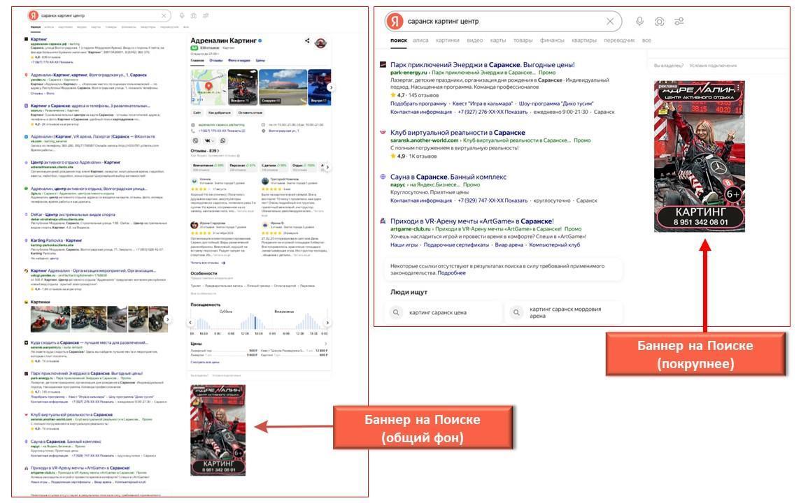 Баннер на поиске Яндекса: кому подходит формат и как его настроить